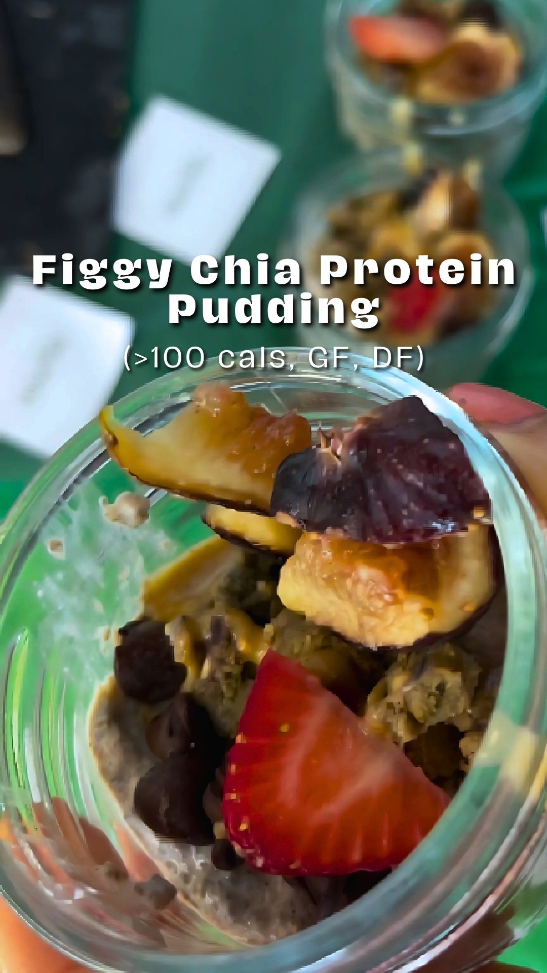 Fig Chia Pudding || 12g of Protein Per Serving, GF, DF