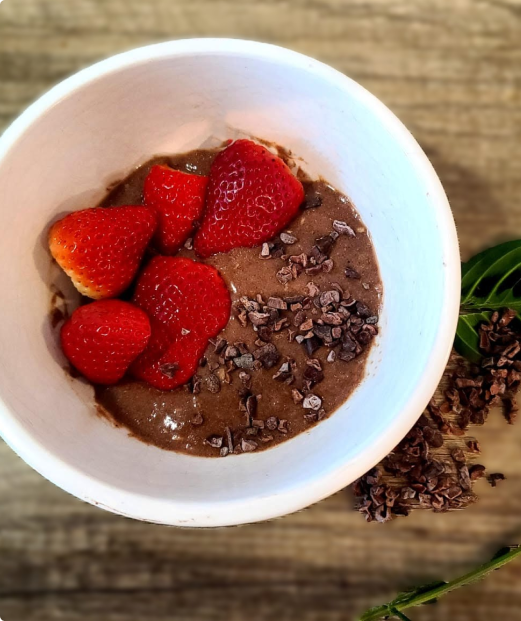 Chocolate Chip Cacao Bliss Chia Protein Pudding