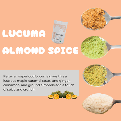 Almond Spice Lucuma : Instant Chia Protein Pudding Supermeal